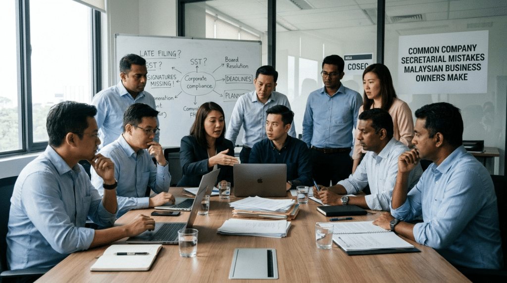 Common Company Secretarial Mistakes Malaysian Business Owners Make