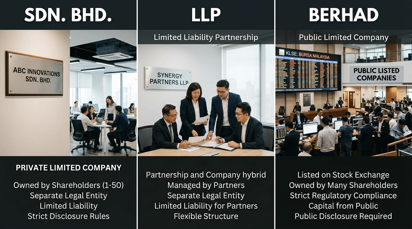 Malaysia Business Entity Comparsion